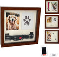 OtterPets Paw Print Kit for Dogs 9x9, 4 customizable displays (Brown)