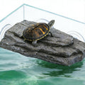 Tfwadmx Turtle Basking Platform Floating Resting Dock Terrace Stone,Grey