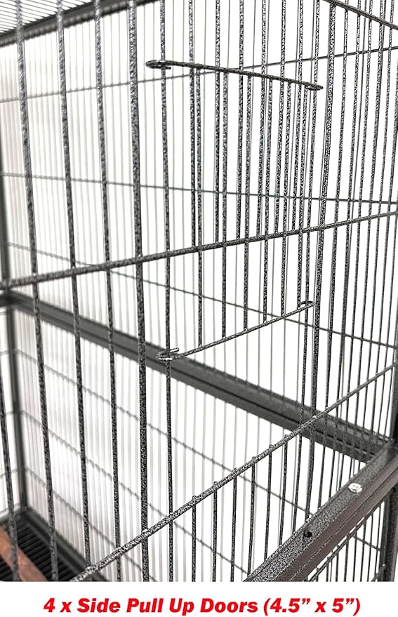 Extra Large Wrought Iron Breeding Flights Canary Parakeet Cockatiel Lovebird - Image 5