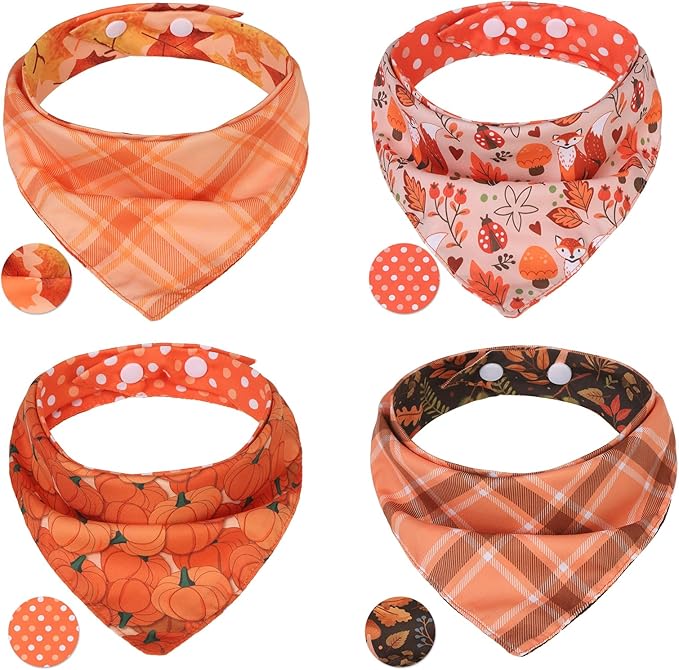 PAWCHIE Dog Bandanas Small Reversible Styles Pet Triangle Scarf Bibs by PAWCHIE
