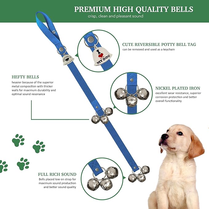 Caldwell's Pet Supply Co. Dog Potty Bells, Dog Door Bell, Bells to Go Outside - Image 2