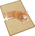 Cat Scratcher Mat, 23.6 X 15.7 Inch, Natural Sisal Cat Scratch Mats, Horizontal by WEAVELYRICS