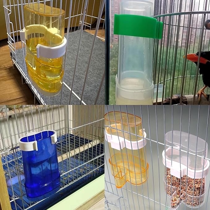 Hamiledyi Parakeet Water Dispenser 4pcs Automatic Bird Water Dispenser - Image 9