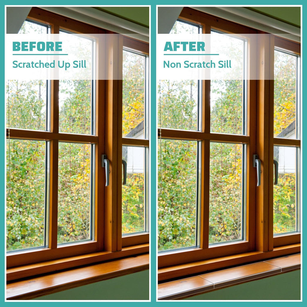 3Pcs Window Sill Protector Cover,Pet Window Guard,Heavy Duty Scratch Shield