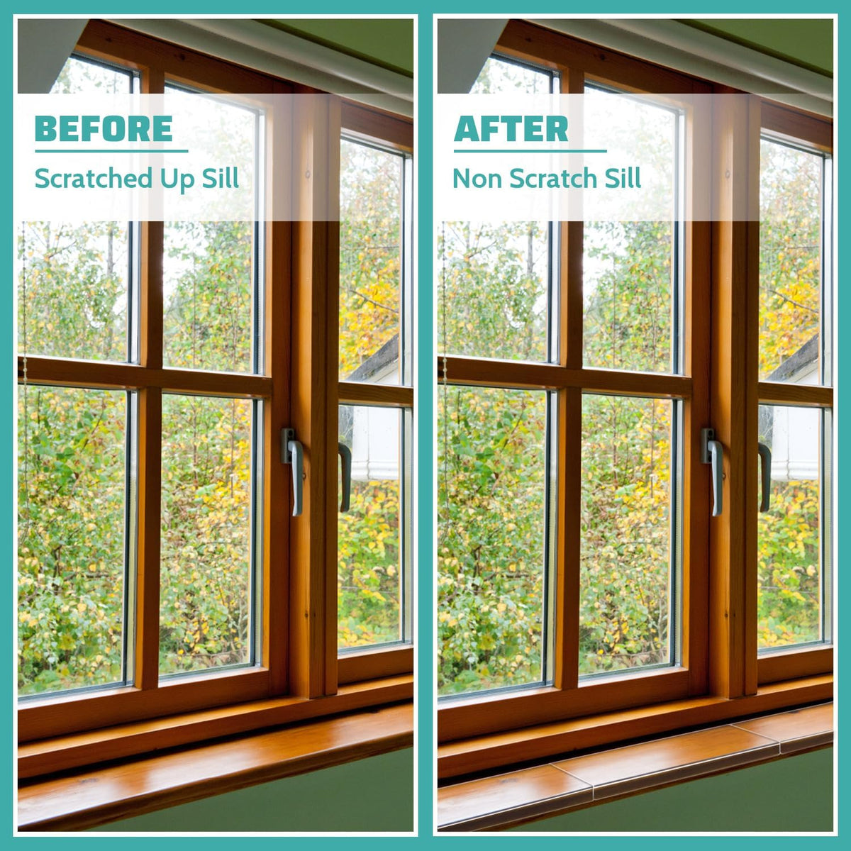 3Pcs Window Sill Protector Cover,Pet Window Guard,Heavy Duty Scratch Shield