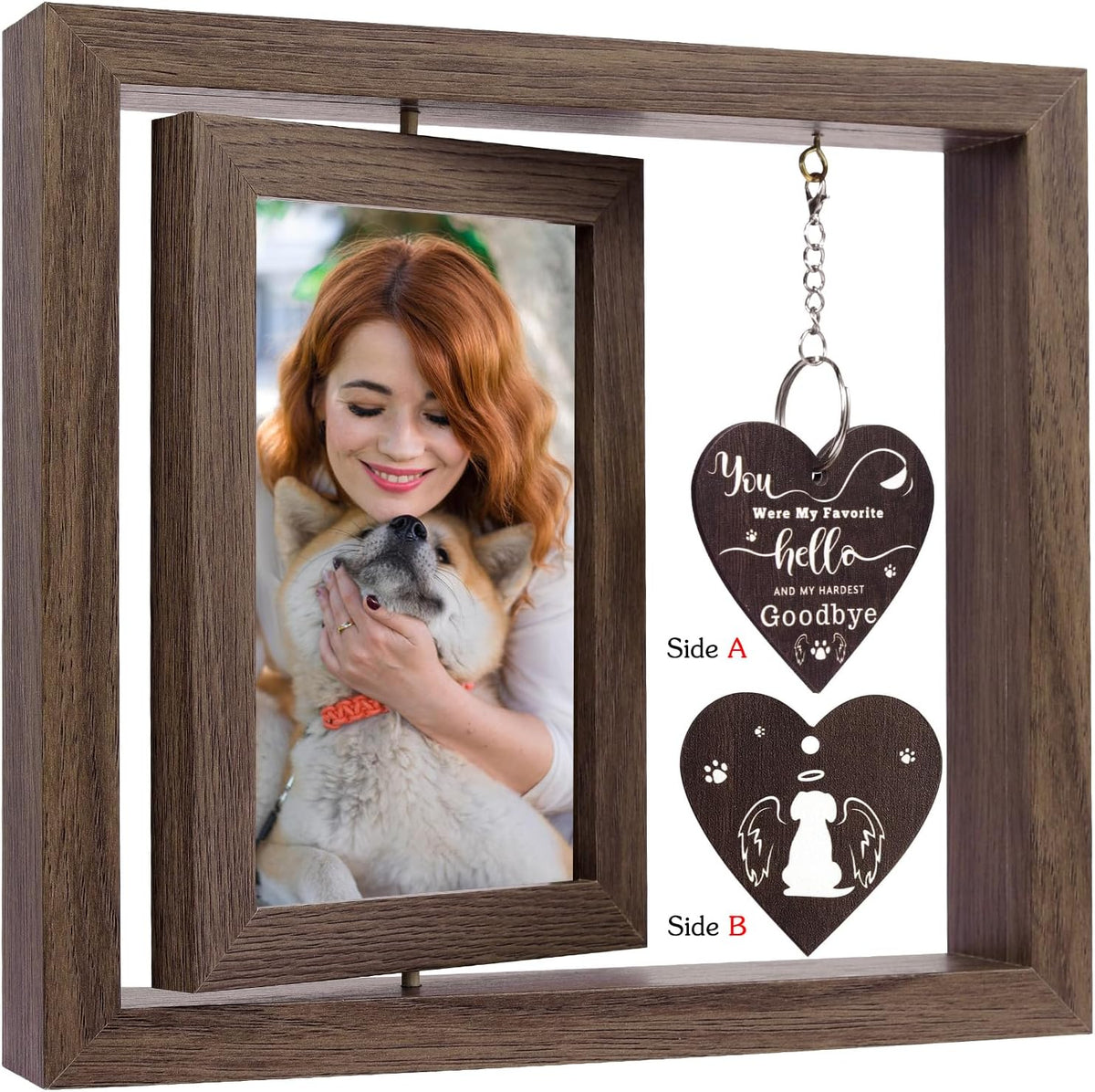 Dog Memorial Picture Frame, Pet Memorial Gifts for Loss of Dog, Dog Picture Frames 4x6, in Memory of Dog Picture Frame, Dog Remembrance Picture Frame, Dog Passed Away Gift for Pet Lovers