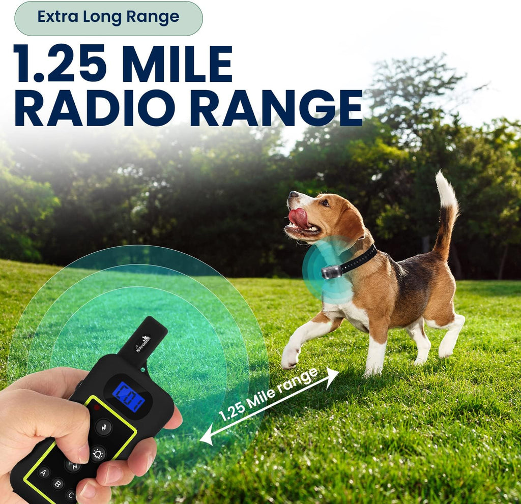 My Pet Command 1.25 Mile(6600 Ft) Long Range Dog Training Collar,1 Collar