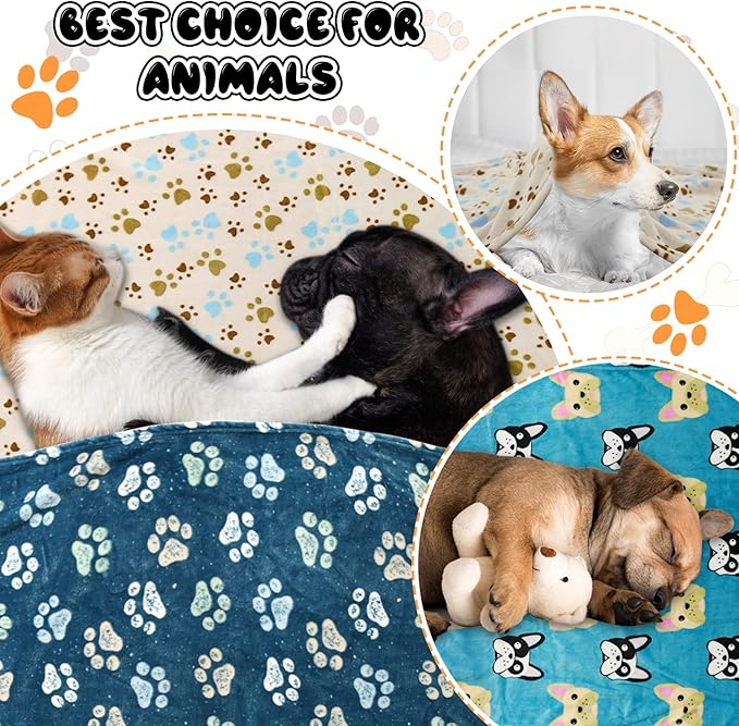 Rezutan Dog Blanket for Medium Dogs, 1 Pack 3 Premium Soft Cat Puppy Blankets - Image 7