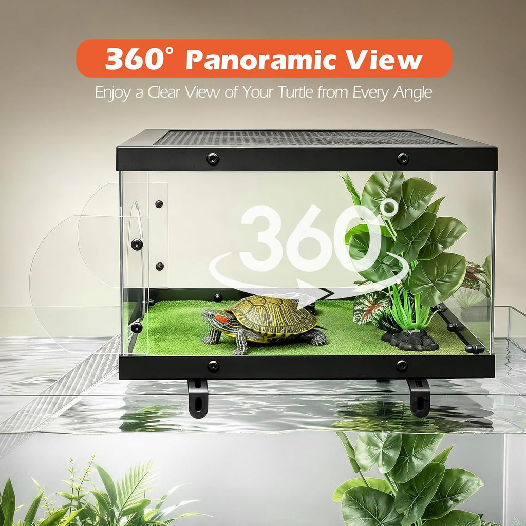 AZV XLarge Turtle Basking Platform for 18-24'' Wide Aquariums 75/90/100 Gal