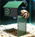 Multi-Functional Hermit Crab Hideaway | Hermit Crab Foraging cave with Ladder | Hermit Crab Climbing wall Toy | Hideout Decoration Accessories Also Suitable for Lizards and Tarantulas