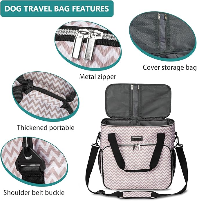 BAGLHER Dog Travel Bag, Pet Travel Bag, - Image 4