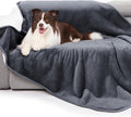 gogobunny Waterproof Bed Blanket, Reversible Sherpa Fleece Throw Blanket by gogobunny