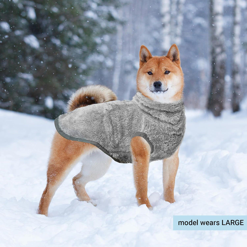 2 Pack Dog Jacket for Cold Weather, Winter Warm Pet Coat (M-XXL)