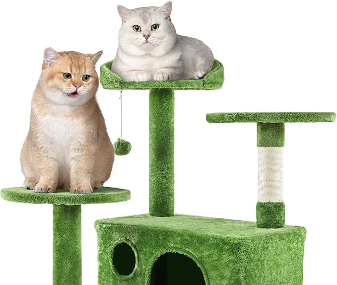 Yaheetech 70in Multi-Level Cat Tree Tall Cat Tower Cat Furniture - Image 4