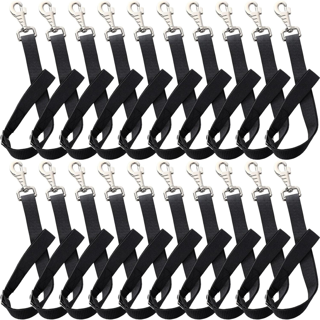 10 Pcs Horse Bucket Strap Hangers, Adjustable 20 to 31 in, Multicolor
