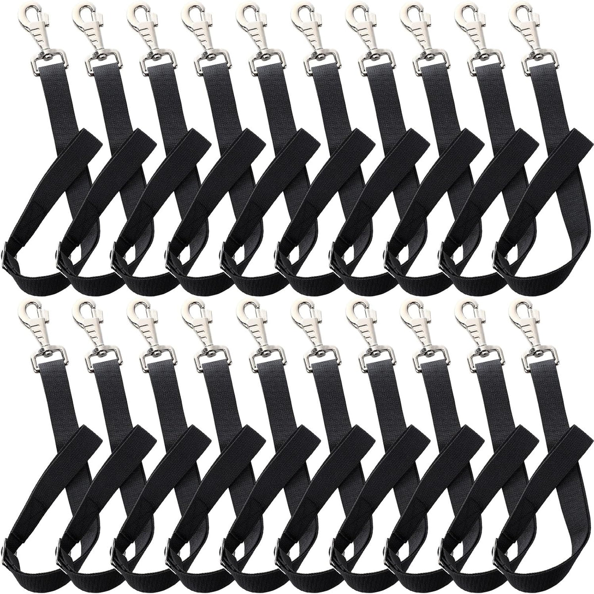 10 Pcs Horse Bucket Strap Hangers, Adjustable 20 to 31 in, Multicolor