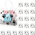 Teling 20 Packs Dog Paw Clear PVC Gift Bags by Teling