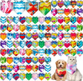 Amylove 120 Pcs St. Patrick's Day Dog Bandanas Bulk Holiday Triangle Dog Pack by Amylove
