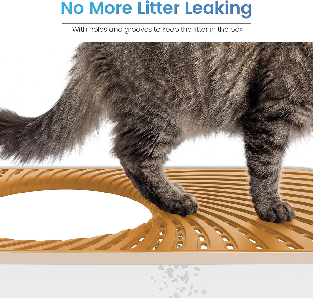 SuzziPaws Stainless Steel Litter Box Dog-Proof Leak-Proof for Multi-Cats