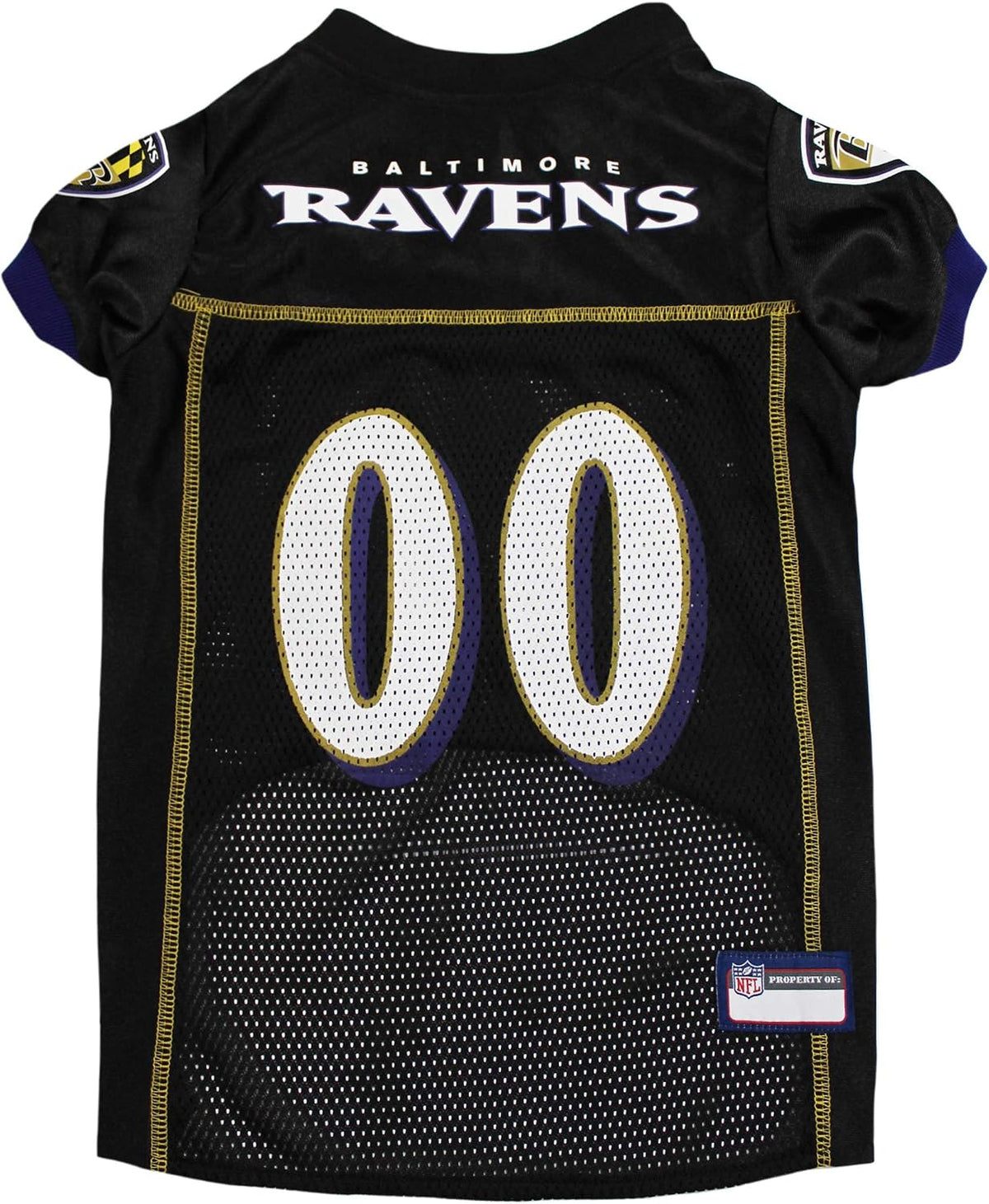 Pets First Baltimore Ravens Dog Jersey, Small, Official NFL Apparel for Dogs