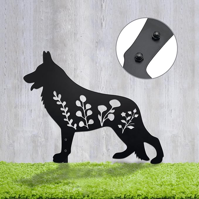 German Shepherd Garden Stake - Image 4