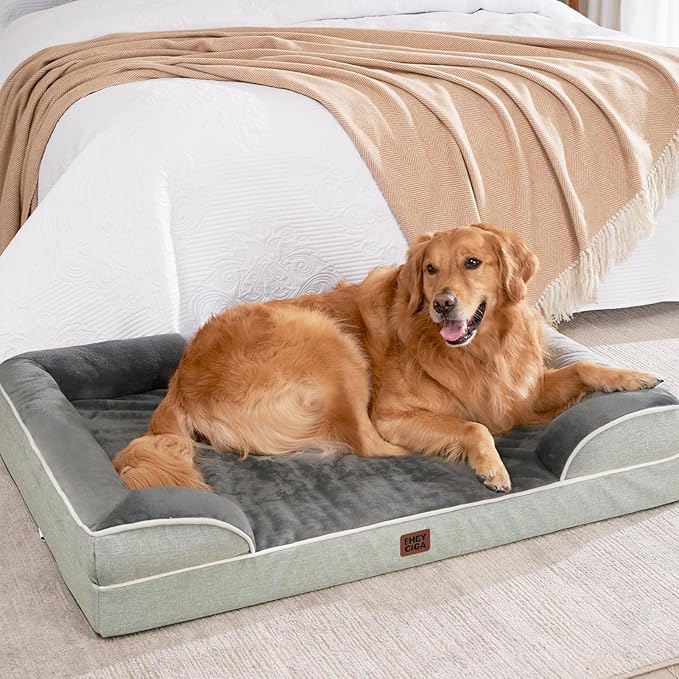 EHEYCIGA Orthopedic Dog Beds for Extra Large Dogs, Waterproof Memory Foam XXL - Image 9