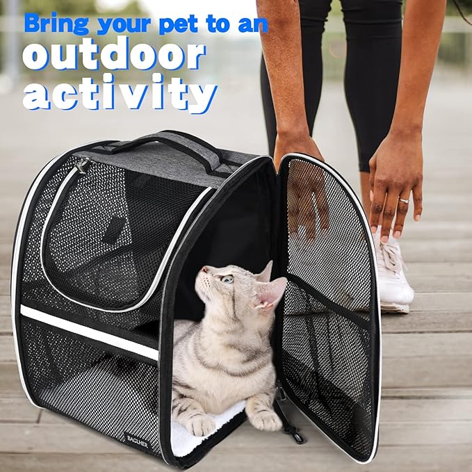 BAGLHER Pet Carrier Backpack, Ventilated Design, Pet Travel Backpack - Image 5