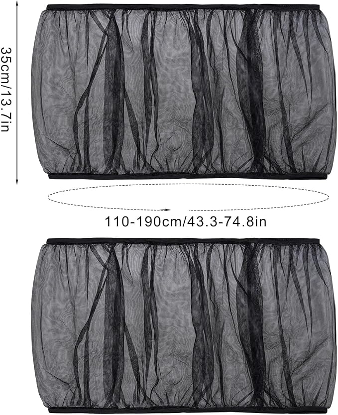 Fengek 2 Pcs Adjustable Bird Cage Cover & Seed Catcher Net - Image 2