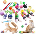 Cat Toys for Indoor Cats, 34 Packs Interactive Cat Toy Set by YULOYI