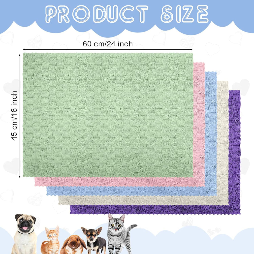 SmoothNovelty 5 Waterproof Guinea Pig Cage Liner, Multicolored 18 x 24 Inch