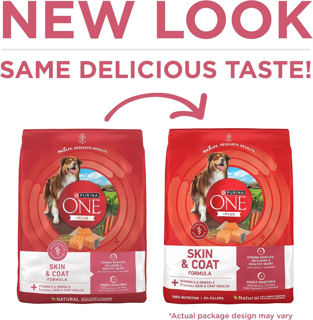 Purina ONE Plus Skin & Coat, Sensitive Stomach Dry Dog Food, 31.1 lb Bag