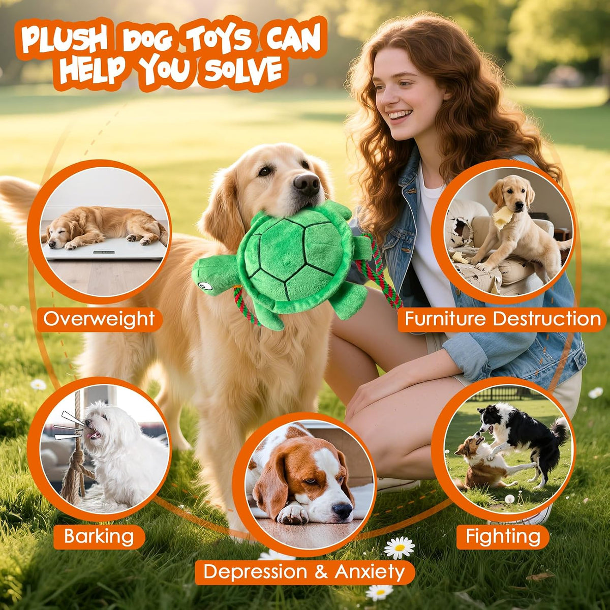Rope Dog Toys for Aggressive Chewers, Large Dogs Tug of War Toy