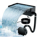 Biling 12" Pond Waterfall Spillway Kit,40W 660GPH Waterfall Pump for Stream