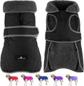 Dogcheer Dog Winter Coat, Waterproof Dog Jacket with Zipper Leash Opening