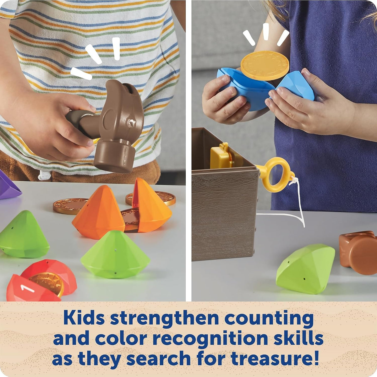 Learning Resources Gem Surprise Treasure Chest