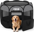 Dog Playpen, Portable Puppy Pet Crate Indoors by MZNZ