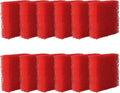 12-Pack Aquarium Glass Cleaner Sponges 3.25" x 3.25" x 1", Non-Scratch Scrubber by Unknown