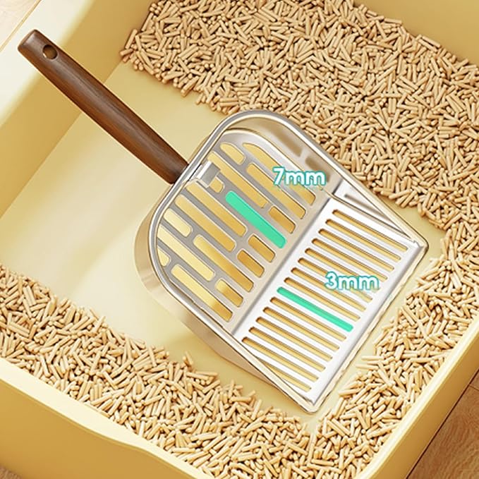 Wooden Cat Litter Scoop, Kitten Poop Shovel, 5.63x11.02 Inches Shovel - Image 6