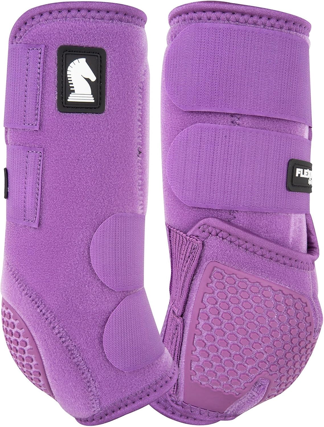 Classic Equine Flexion by Legacy2 Support Boots, Front (Crimson, Small)