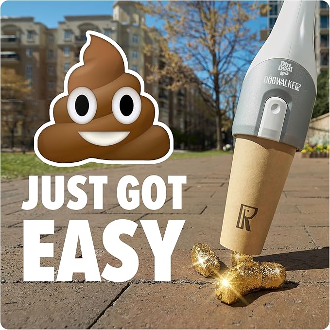 Dirt Devil Dogwalker Pet Waste Vacuum, Portable Handheld Vacuum, No-Contact - Image 5