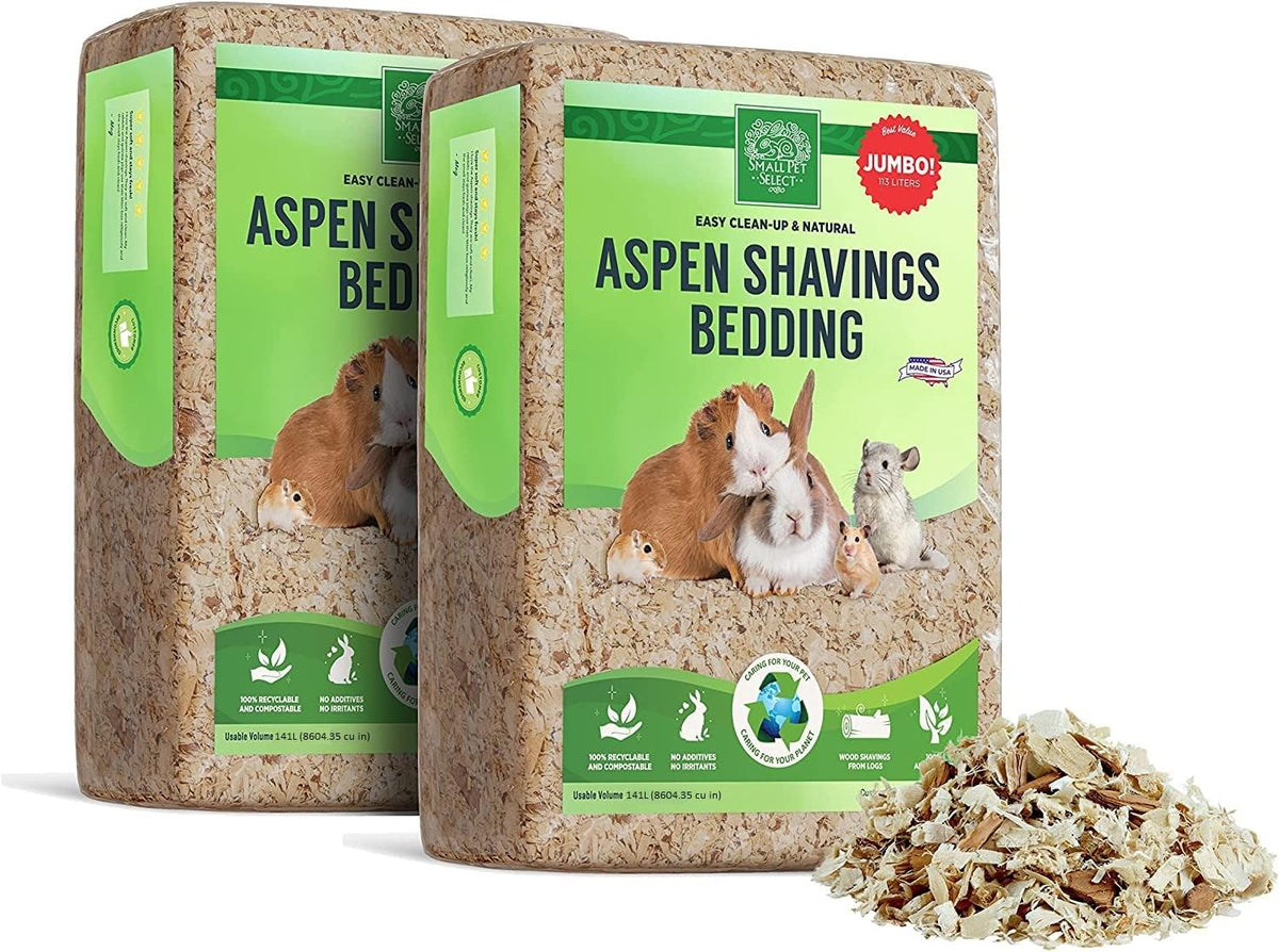 Small Pet Select Premium Aspen Bedding, Rabbit & Guinea Pig, 141 L