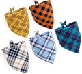 5PCS Dog Bandanas with Button by Unknown