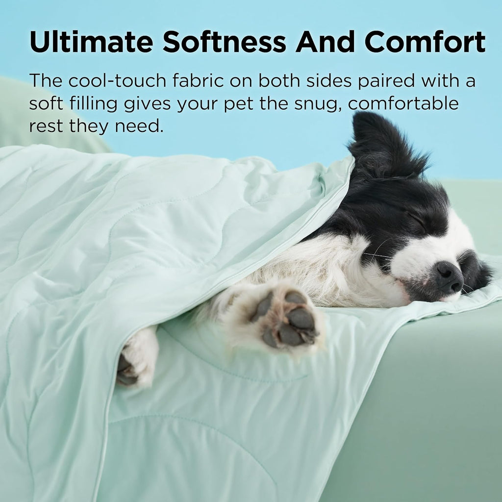 Bedsure ArcticMax™ Q-MAX>0.5 Premium Cooling Blanket for Large Dogs，40x50”