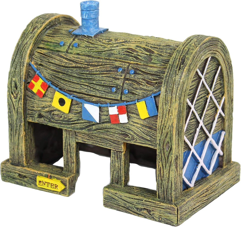 Penn-Plax Spongebob Krusty Krab Aquarium Decor, Medium