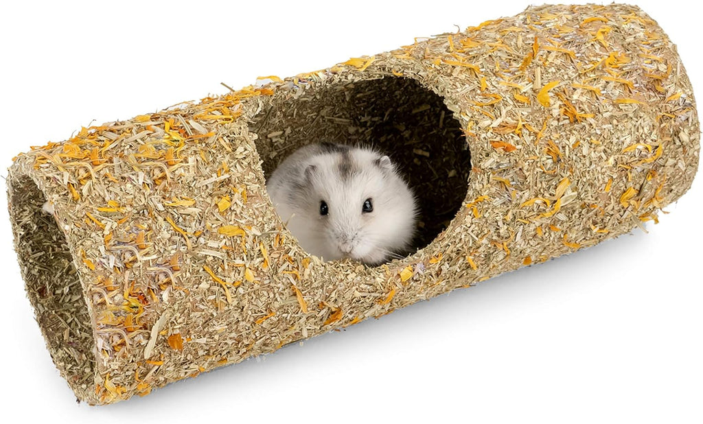 Niteangel Creative & Composable Hamster Tunnel - DIY & Build Unique Tube Burrow as Hideout for Small Sized Animals Like Hamsters Mouse Gerbils Mice (Half Tunnel Set)