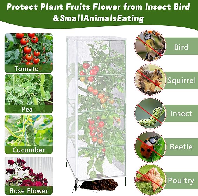3 Pcs Garden Bird Netting Plant Cover - Image 4