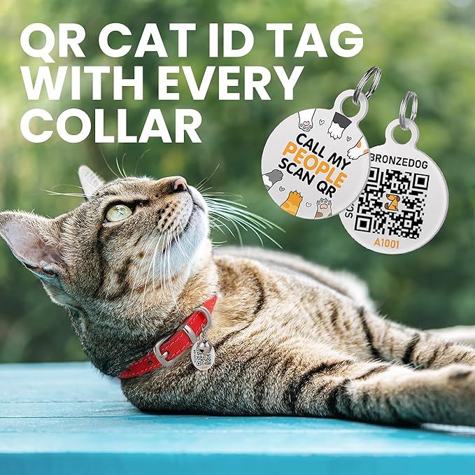 BRONZEDOG Leather Cat Collar - Image 3