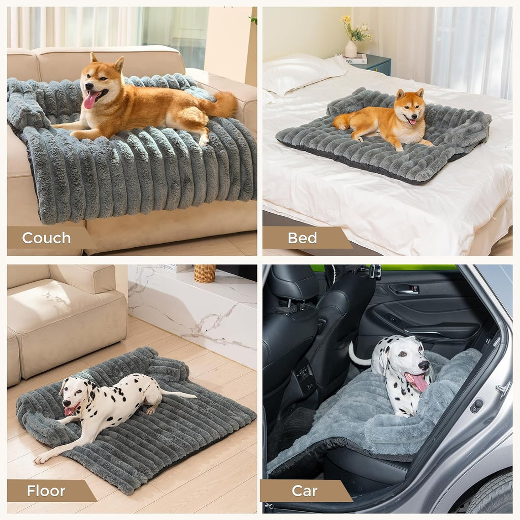 Avont Breathable Dog Couch Mat, Non-Slip Sofa Protector with Soft Plush