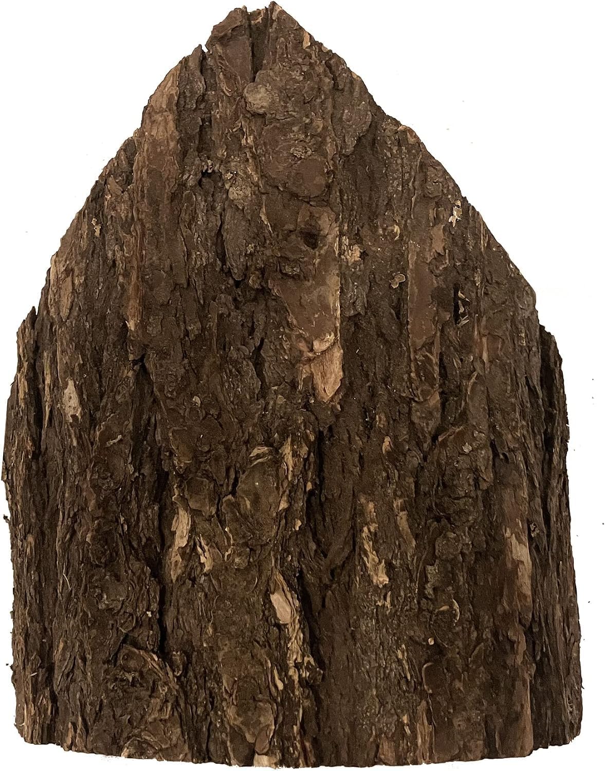 MAC’S Large Reptile Corner Half Log Shelter – Natural Wood Terrarium Cave for Lizards, Snakes, Frogs, Tortoises, Amphibians & Small Animals – Made in USA