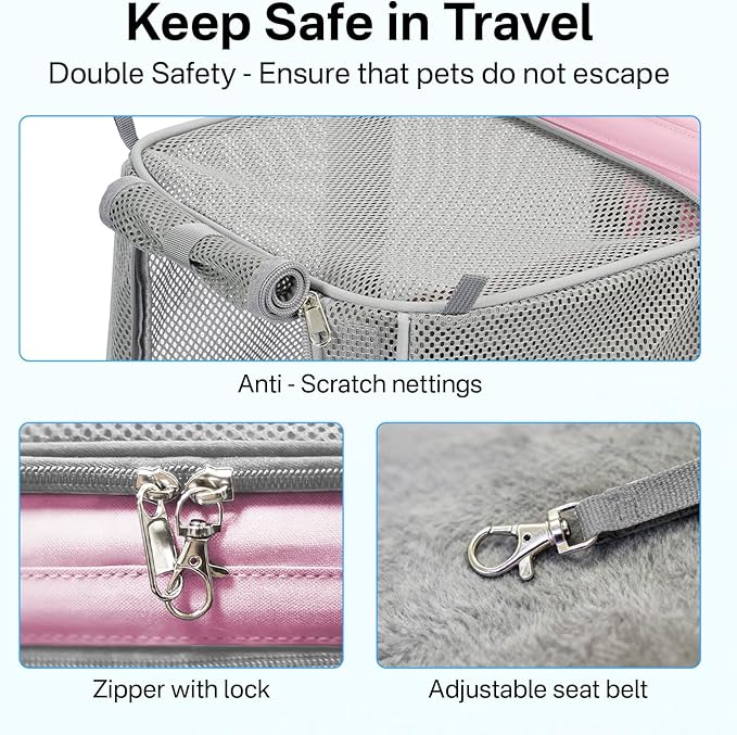 Expandable Cat Carrier, Airline Approved Soft Sided Pet Carrier - Image 8